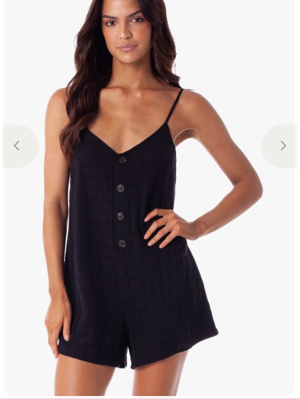 Rhythm Amelia Romper Medium In Black